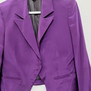 William Rast Purple and Gray Blazer
